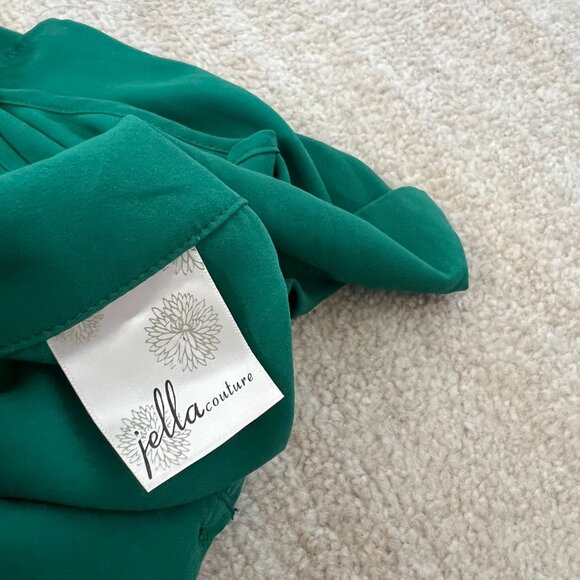 Jella Couture Green Boho Summer Hilo Sleeveless Maxi Dress S - Picture 2 of 11